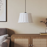 Vidaxx loft lampeskærm Ø38X23 cm kurv hvid