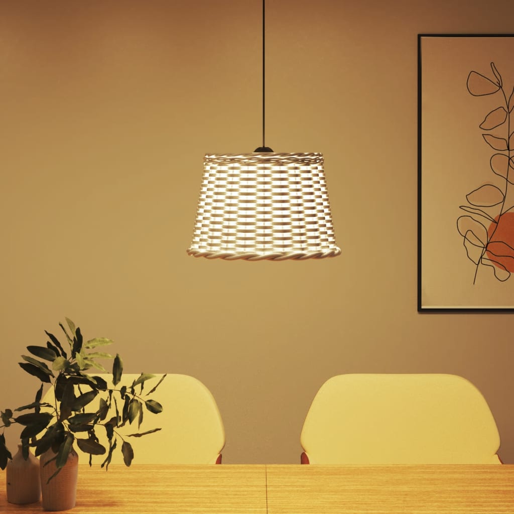 Vidaxx loft lampeskærm Ø40x26 cm kurv hvid