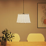 Vidaxx loft lampeskygge Ø45x28 cm kurv hvid