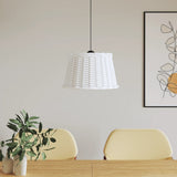 Vidaxx loft lampeskygge Ø45x28 cm kurv hvid