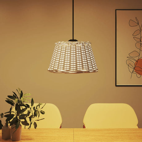 Vidaxx loft lampeskærm Ø50x30 cm kurv hvid