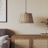 Vidaxx loft lampeskærm Ø38x23 cm kurvbrun