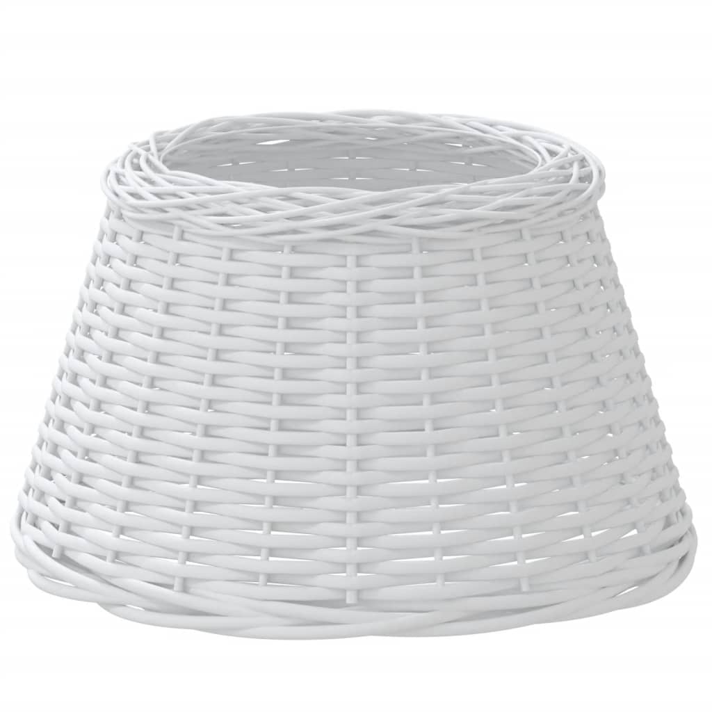 VidaXL lampeskærm ø50x30 cm flet hvid