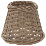 Vidaxxl Lampshade Ø15X12 CM Wicker Brown