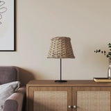 Vidaxxl Lampshade Ø15X12 CM Wicker Brown
