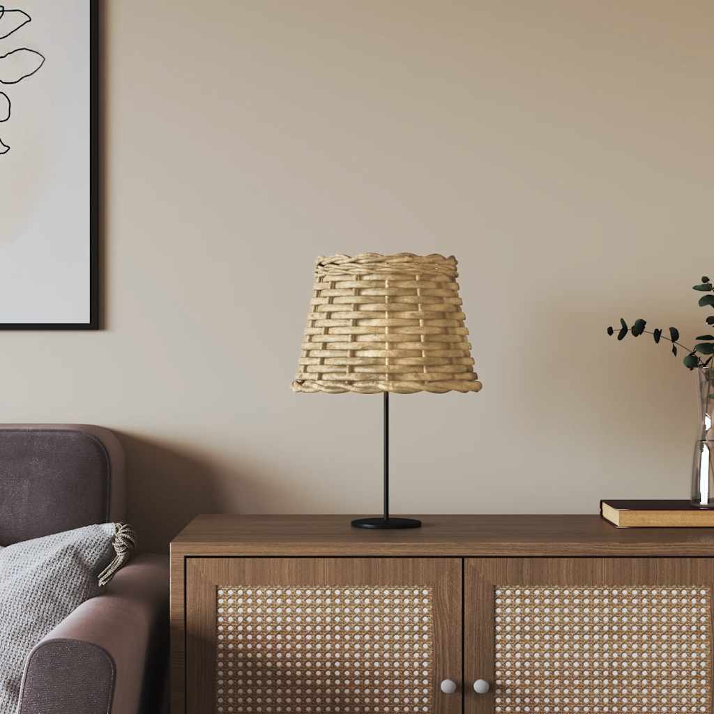 Vidaxl Lampshade Ø20X15 CM Wicker Brown