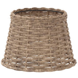 Vidaxxl Lampshade Ø25X17 CM Wicker Brown