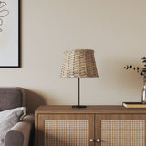 Vidaxxl Lampshade Ø25X17 CM Wicker Brown