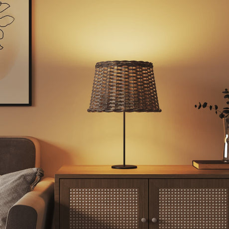 Vidaxl Lampshade Ø40X26 CM Wicker Brown