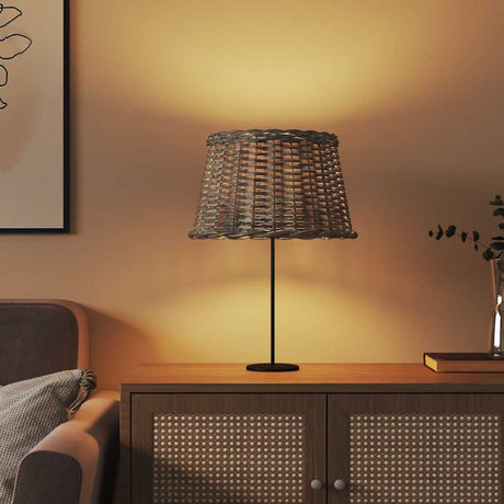 Vidaxxl Lampshade Ø45X28 CM Wicker Brown