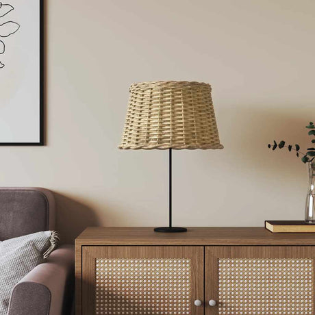 Vidaxxl Lampshade Ø45X28 CM Wicker Brown