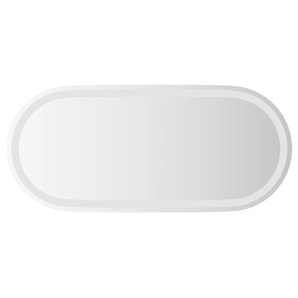 Vidaxx badeværelse spejl LED oval 80x35 cm