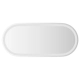 Vidaxx badeværelse spejl LED oval 80x35 cm