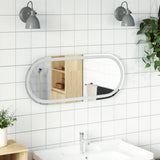 Vidaxx badeværelse spejl LED oval 80x35 cm