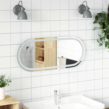 Vidaxx badeværelsesspejl LED oval 90x40 cm