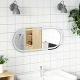 Vidaxx badeværelsesspejl LED oval 90x40 cm