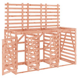 Vidaxl Container Storage Triple Solid Douglas Wood