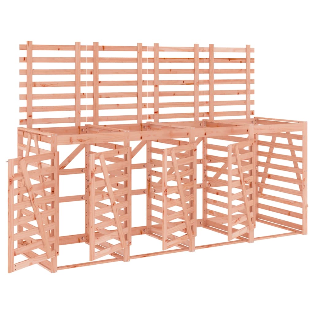 Vidaxl Container Storage Quadruple Solid Douglas Wood