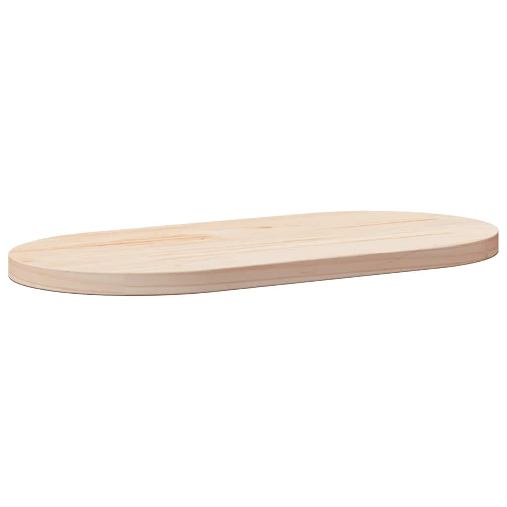Vidaxl tafelblad 70x35x2,5 cm massief grenenhout ovaal