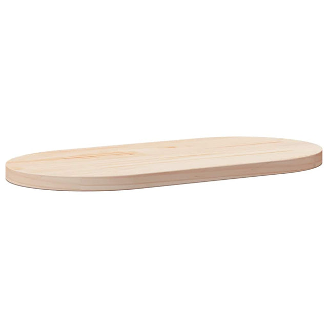 Vidaxl tafelblad 70x35x2,5 cm massief grenenhout ovaal