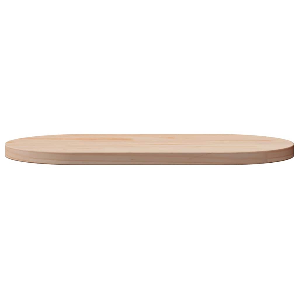 Vidaxl tafelblad 70x35x2,5 cm massief grenenhout ovaal