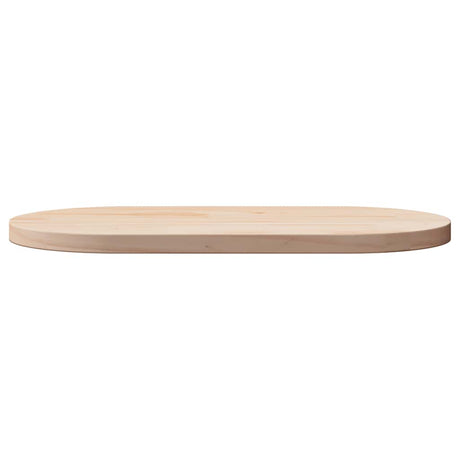 Vidaxl tafelblad 90x45x2,5 cm massief grenenhout ovaal