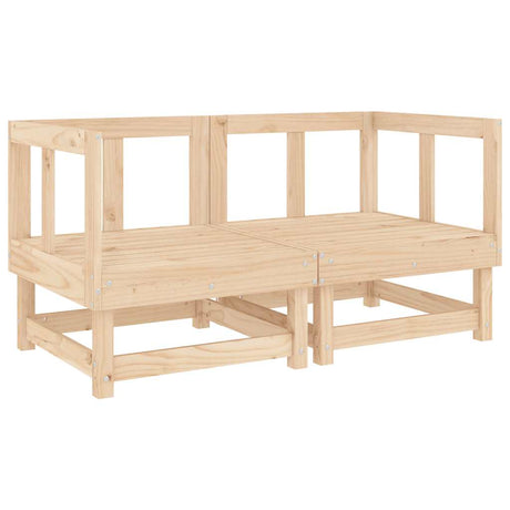 Vidaxl tuinhoekbanken 2 st massief grenenhout