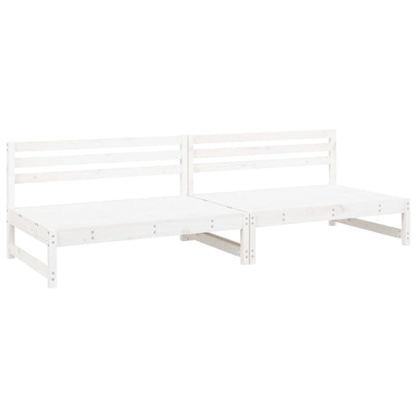 Vidaxl tuinmiddenbanken 2 st 120x80 cm massief grenenhout wit