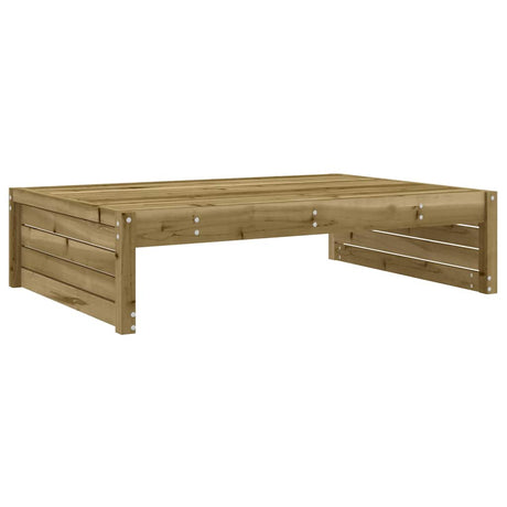 Vidaxl tuinvoetenbank 120x80 cm geïmpregneerd grenenhout