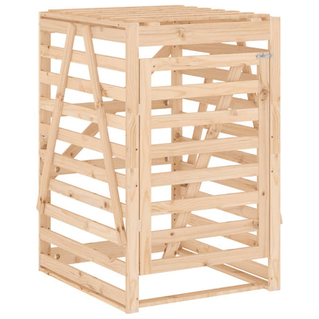 Vidaxx containeropbevaring 84x90x128,5 cm fast fyrretræ træ