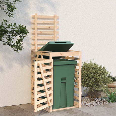 Vidaxx containeropbevaring 84x90x128,5 cm fast fyrretræ træ