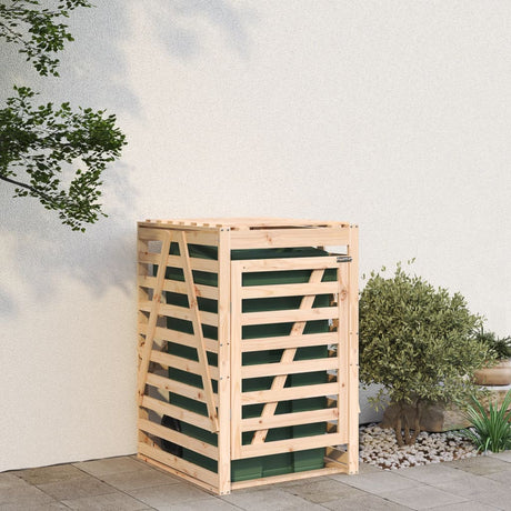 Vidaxx containeropbevaring 84x90x128,5 cm fast fyrretræ træ
