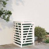 Vidaxx containeropbevaring 84x90x128,5 cm fast fyrretræ hvid