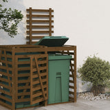 Vidaxx Container Storage Extension Solid Pine Wood Honey Brown