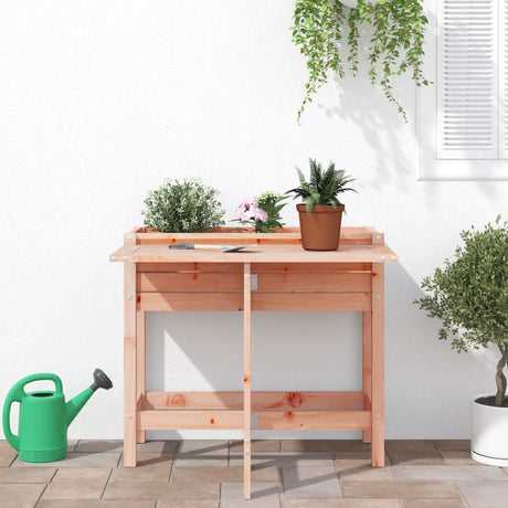 VIDAXXL PLANTER MED Foldet Bordplade Lavet af Solid Douglas Wood