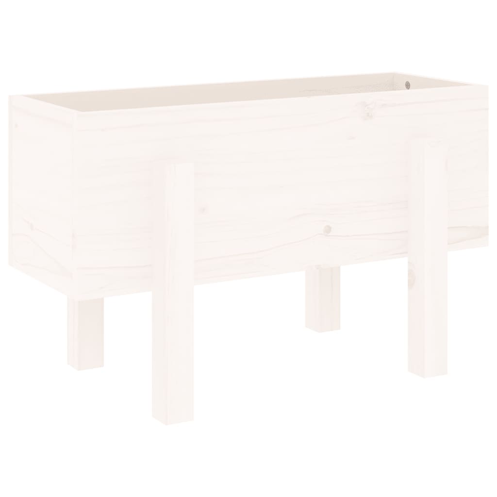 Vidaxx planter 62x30x38 cm fast fyrretræ hvid