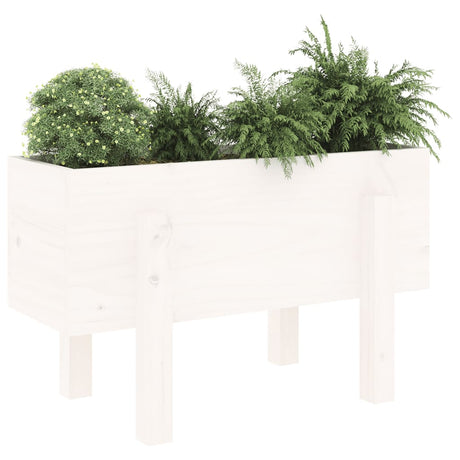 Vidaxx planter 62x30x38 cm fast fyrretræ hvid