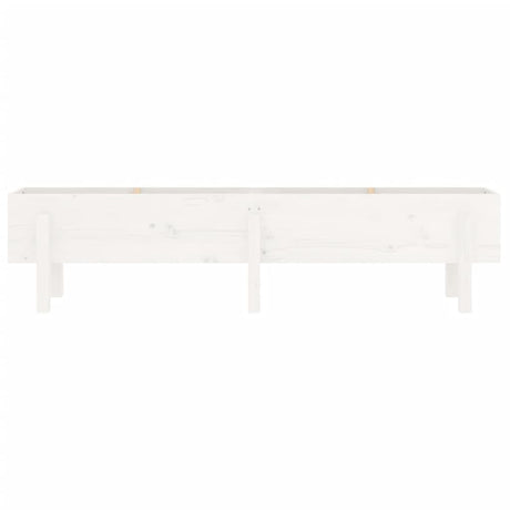 Vidaxx planter hævet 160x30x38 cm fast fyrretræ hvid