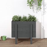 VIDAXX PLANTER 62X50X57 CM SOLID PINE TRE GRÅ