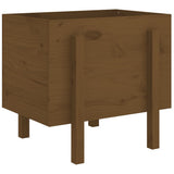 VIDAXX 810552 PLANTER 62X50X57 CM SOLID PINE WOOD HONEY BROW