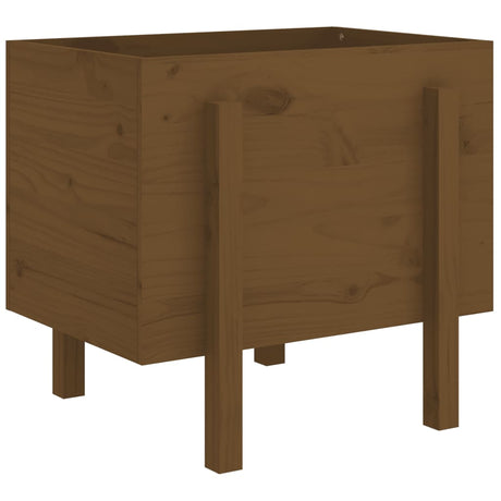 VIDAXX 810552 PLANTER 62X50X57 CM SOLID PINE WOOD HONEY BROW