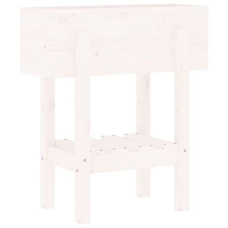 Vidaxx planter 62x30x69 cm fast fyrretræ hvid