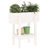 Vidaxx planter 62x30x69 cm fast fyrretræ hvid