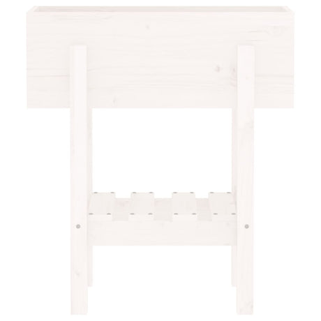 Vidaxx planter 62x30x69 cm fast fyrretræ hvid