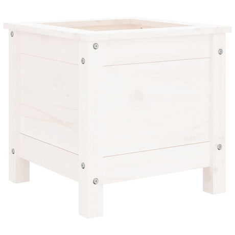 Vidaxx planter 40x40x39 cm fast fyrretræ hvid