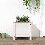 Vidaxx planter 40x40x39 cm fast fyrretræ hvid
