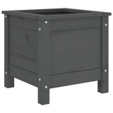Vidaxx planter 40x40x39 cm solid fyrretræ grå