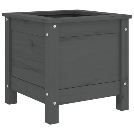 Vidaxx planter 40x40x39 cm solid fyrretræ grå