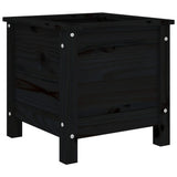 Vidaxx planter 40x40x39 cm solid fyrretræ sort