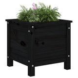 Vidaxx planter 40x40x39 cm solid fyrretræ sort